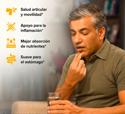 Suplemento de cúrcuma y curcumina Lakadong